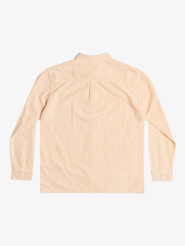 Almond Cream Quiksilver Bolam Long Sleeve Men's Shirts | 412938TUM