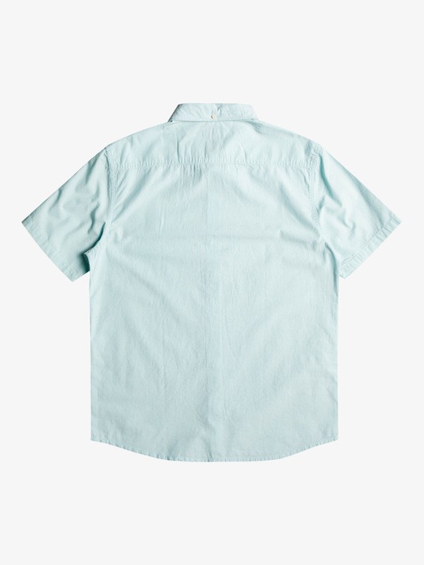 Angel Blue Quiksilver Winfall Short Sleeve Men's Shirts | 169237UZW