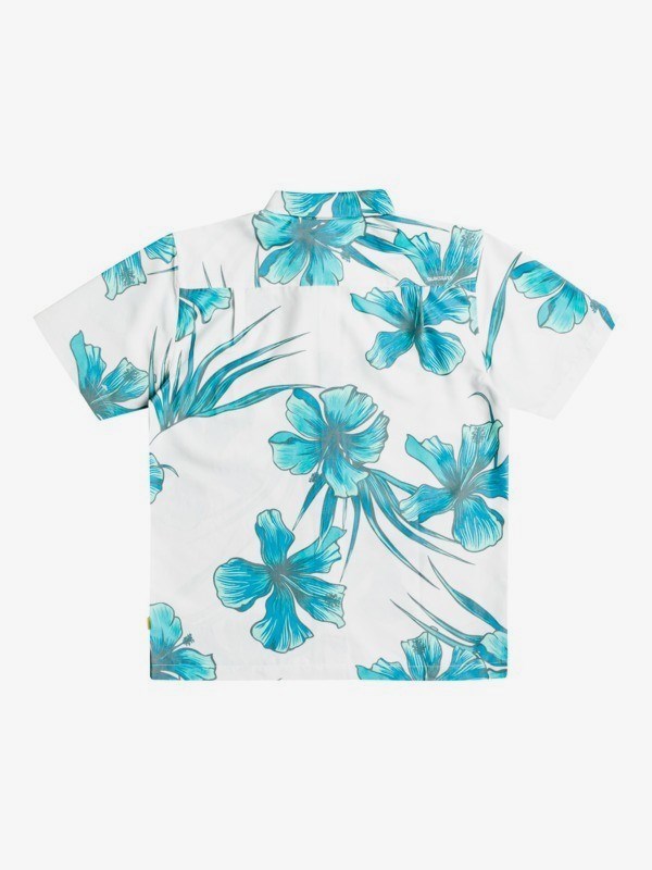 Antique White Classy Floral Quiksilver Waterman Classy Floral Short Sleeve Men's Shirts | 725691GLR