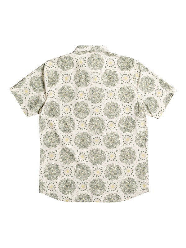 Antique White Magic Eye Quiksilver Magic Eye Short Sleeve Men's Shirts | 376028AUH