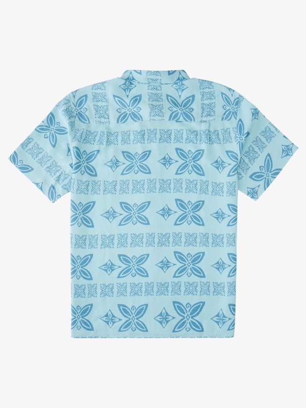 Aquatic Hunu Quiksilver Waterman Haunanuma Bay Short Sleeve Men's Shirts | 345061TAH