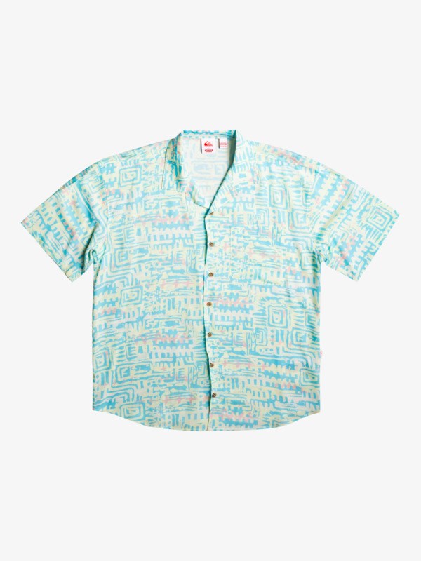 Argyle Aop Quiksilver Quiksilver x Stranger Things The Argyle Short Sleeve Men\'s Shirts | 179236FOZ