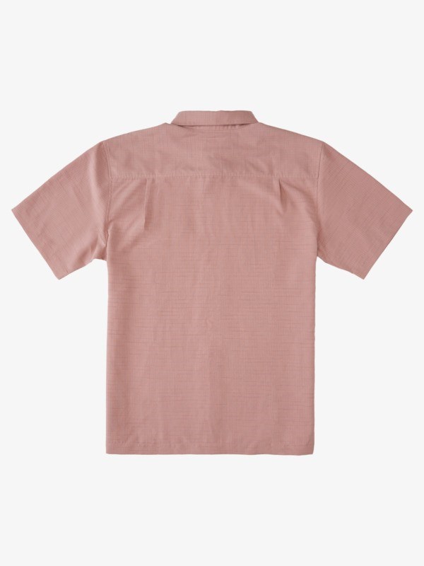 Ash Rose Centinella Quiksilver Waterman Centinela Short Sleeve Men's Shirts | 367259PVR