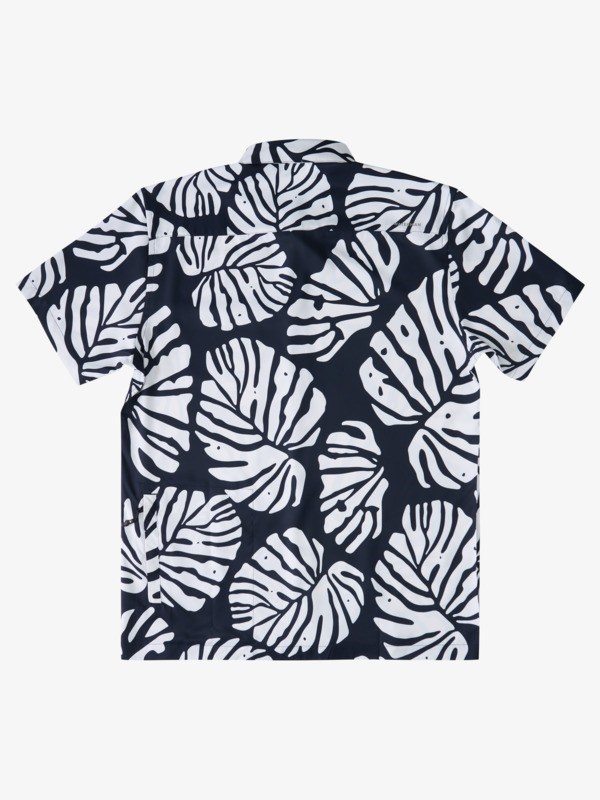 Black Kailua Cruiser Quiksilver Waterman Kailua Cruiser Short Sleeve Surf Men's Shirts | 790486XCQ