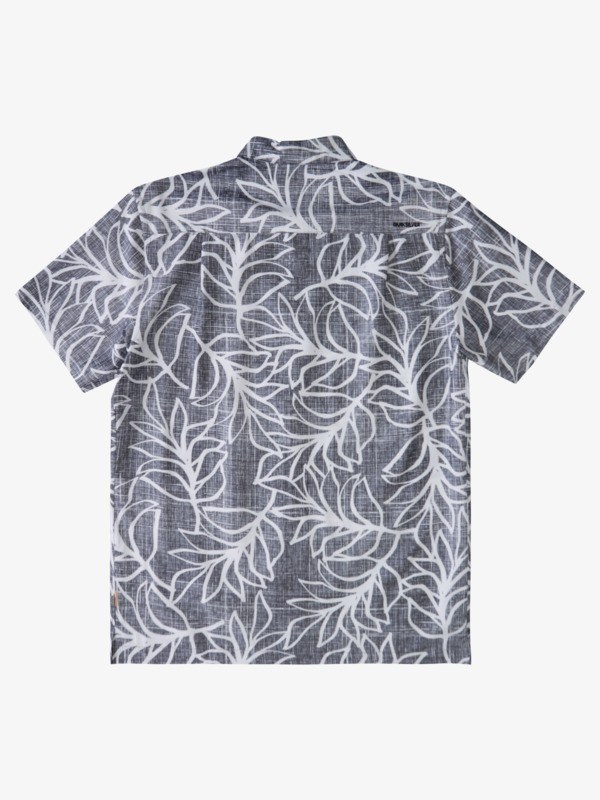 Black Off The Trails Quiksilver Waterman Off The Trails Short Sleeve Men's Shirts | 016537BHA