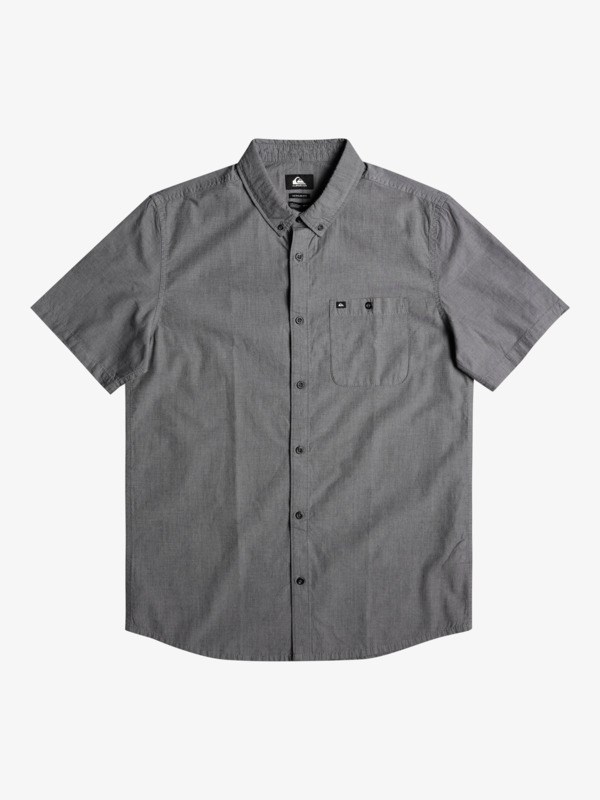 Black Quiksilver Winfall Short Sleeve Men\'s Shirts | 160245RET