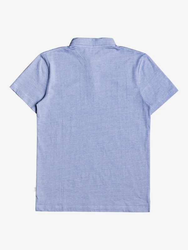 Blue Yonder Quiksilver Everyday Sun Cruise Short Sleeve Men's Shirts | 014698DHF