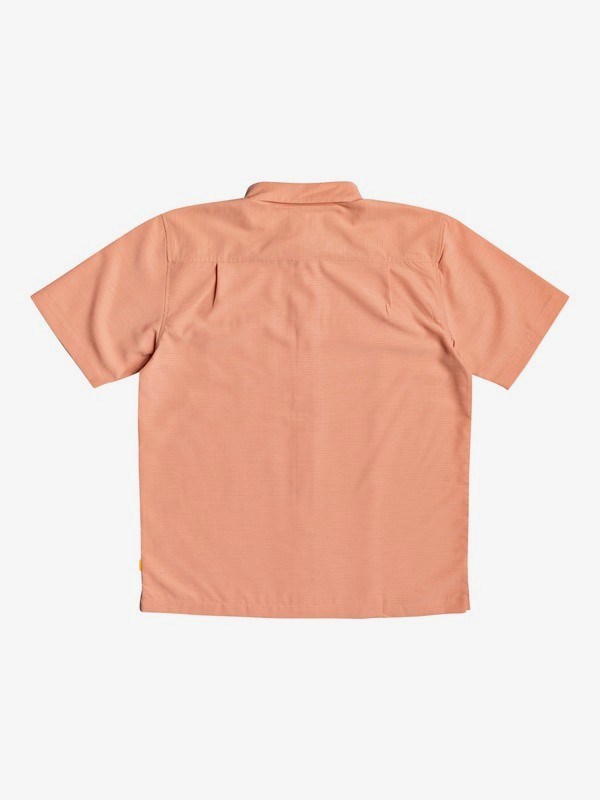 Brandied Melon Centinella Quiksilver Waterman Centinela Short Sleeve Men's Shirts | 037984DRL