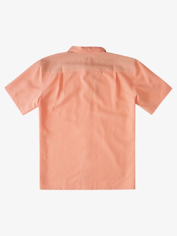 Canteloupe Centinella Quiksilver Waterman Centinela Short Sleeve Men's Shirts | 312468VAO