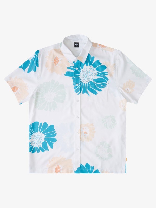 Caribean Seas Kailua Cruiser Quiksilver Waterman Kailua Cruiser Short Sleeve Surf Men's Shirts | 284695JVH