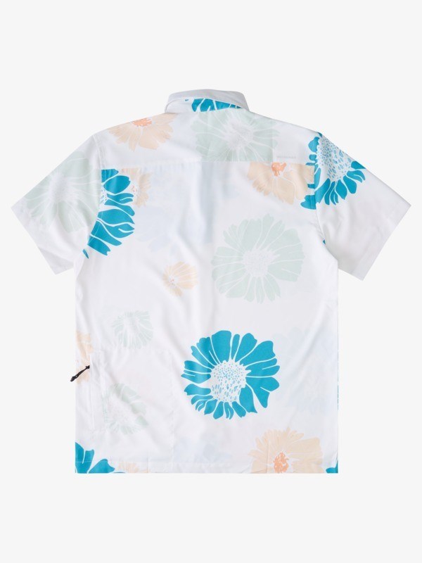 Caribean Seas Kailua Cruiser Quiksilver Waterman Kailua Cruiser Short Sleeve Surf Men's Shirts | 284695JVH