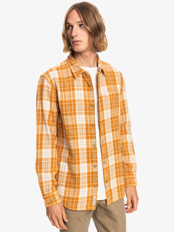 Cathay Spice Tang Quiksilver Woodbine Long Sleeve Men's Shirts | 124986SRG