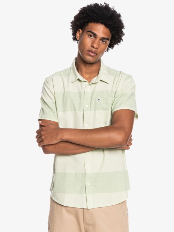 Celendine Kalua Kobi Quiksilver Cali Sun Short Sleeve Men's Shirts | 295018MOI