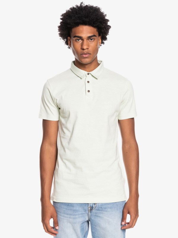 Celendine Quiksilver Everyday Sun Cruise Short Sleeve Men's Shirts | 823016MPF