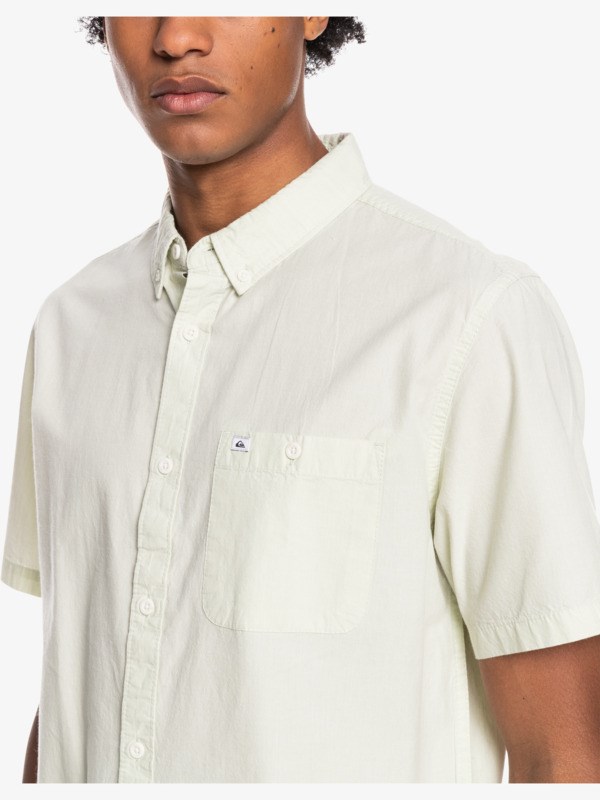 Celendine Quiksilver Winfall Short Sleeve Men's Shirts | 145980UPX