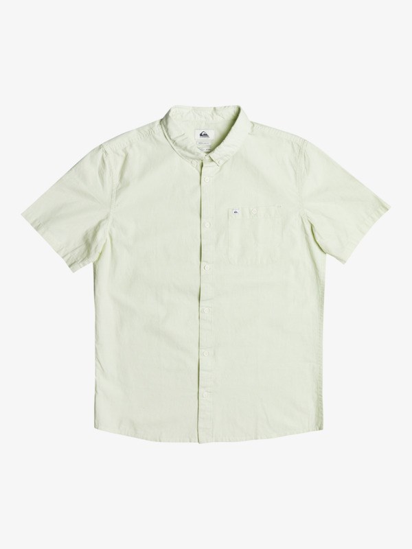 Celendine Quiksilver Winfall Short Sleeve Men\'s Shirts | 145980UPX