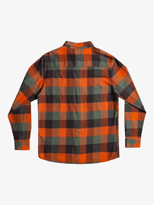 Cinnamon Motherfly Quiksilver Motherfly Long Sleeve Flannel Men's Shirts | 309462IJB