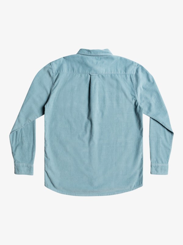 Citadel Blue Quiksilver Smoke Trail Long Sleeve Men's Shirts | 329105INY