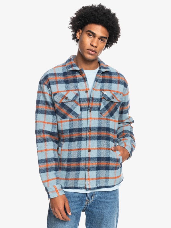 Citadel Lyneham Lined Quiksilver Lyneham Lined Long Sleeve Men's Shirts | 289706ZUG