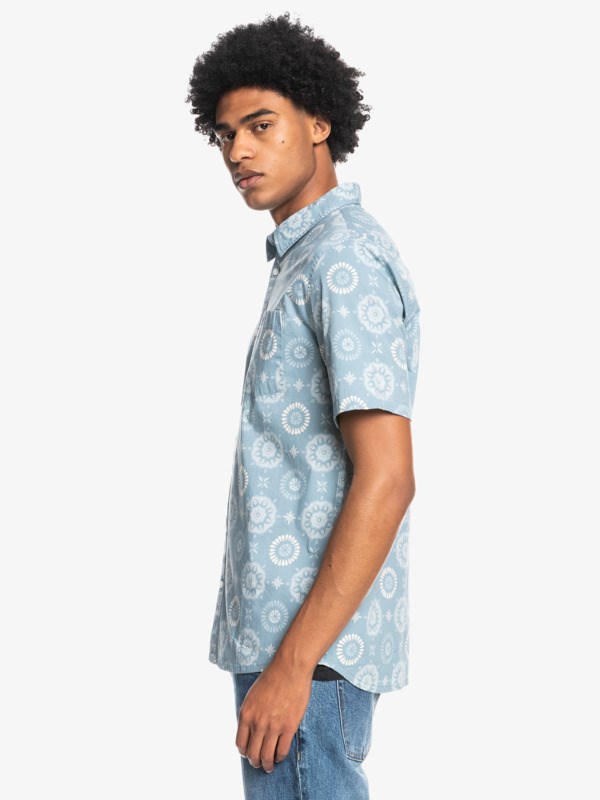 Citadel Sun Spots Quiksilver Sun Spot Stretch Short Sleeve Men's Shirts | 236475TRB