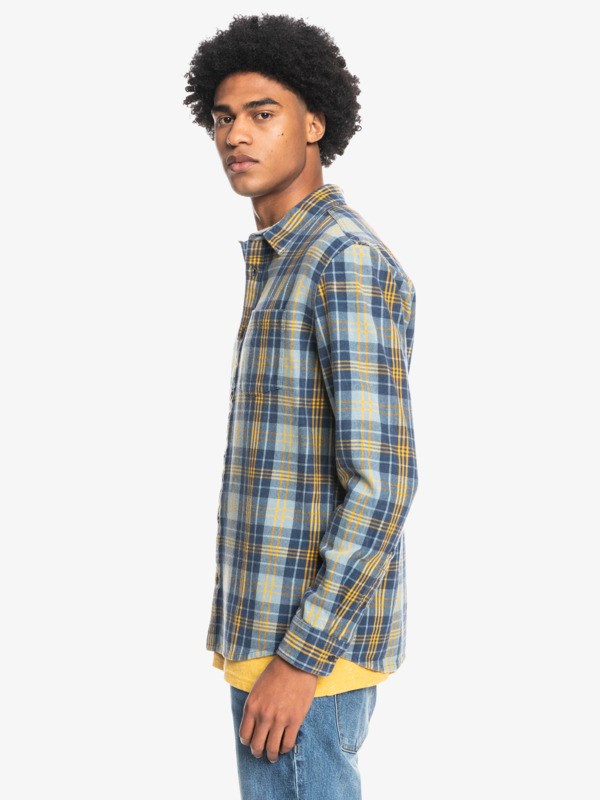 Citadel Tang Quiksilver Woodbine Long Sleeve Men's Shirts | 781394ANR