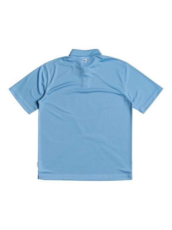 Dusk Blue Quiksilver Waterman Water Short Sleeve Men's Shirts | 946370KSV