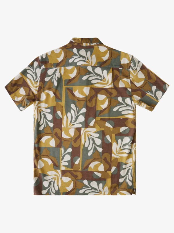 Four Leaf Clover Makalina Quiksilver Waterman Makalina Short Sleeve Men's Shirts | 820319WUK