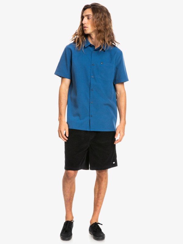 Insignia Bule Goff Cove Quiksilver Goff Cove Short Sleeve Men's Shirts | 106985JMY