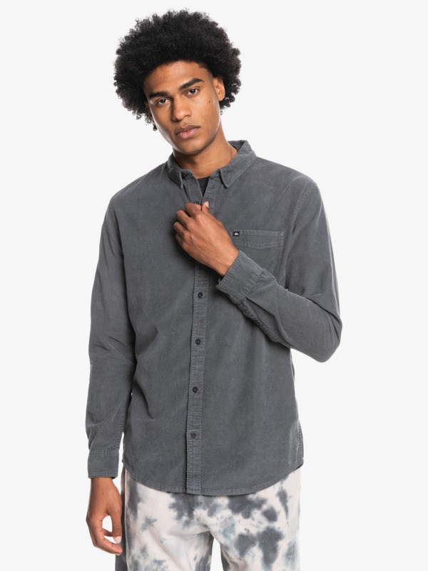 Iron Gate Quiksilver Smoke Trail Long Sleeve Men's Shirts | 923085KZC