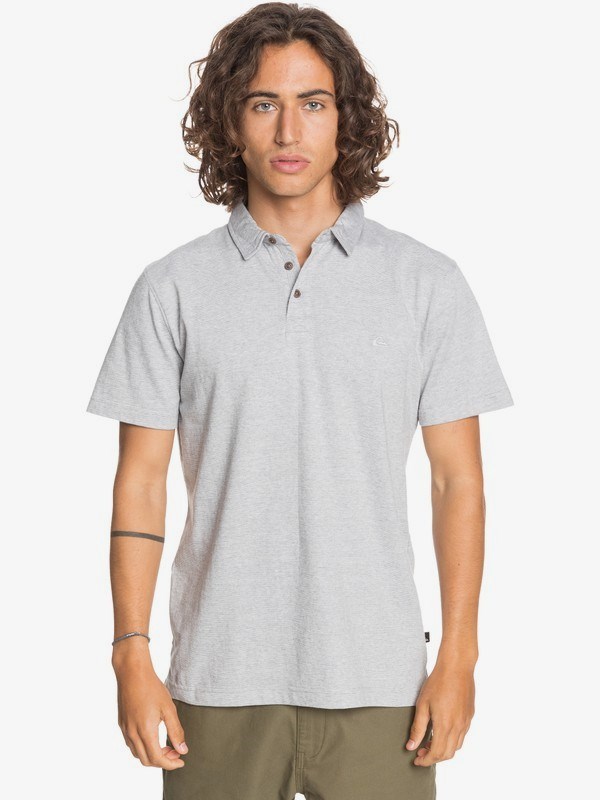 Light Grey Heather Quiksilver Everyday Sun Cruise Short Sleeve Men's Shirts | 856407PEA