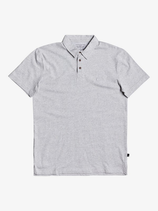 Light Grey Heather Quiksilver Everyday Sun Cruise Short Sleeve Men\'s Shirts | 856407PEA