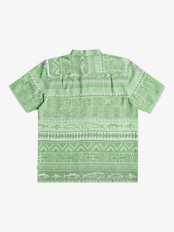 Meadow Haleiwa Quiksilver Waterman Haleiwa Catch Short Sleeve Men's Shirts | 052163QGS