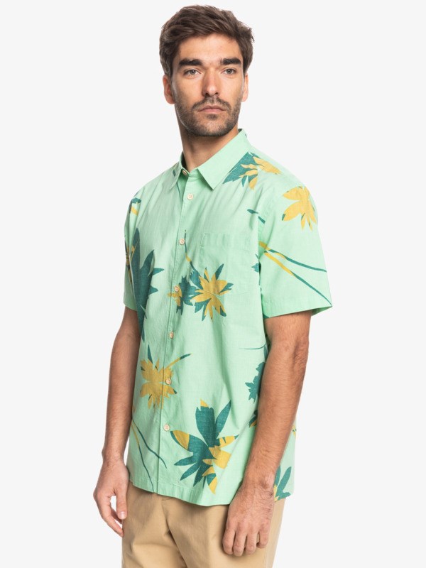 Meadow Na Mea Kahiki Quiksilver Waterman Na Mea Kahiki Short Sleeve Men's Shirts | 285043SJX