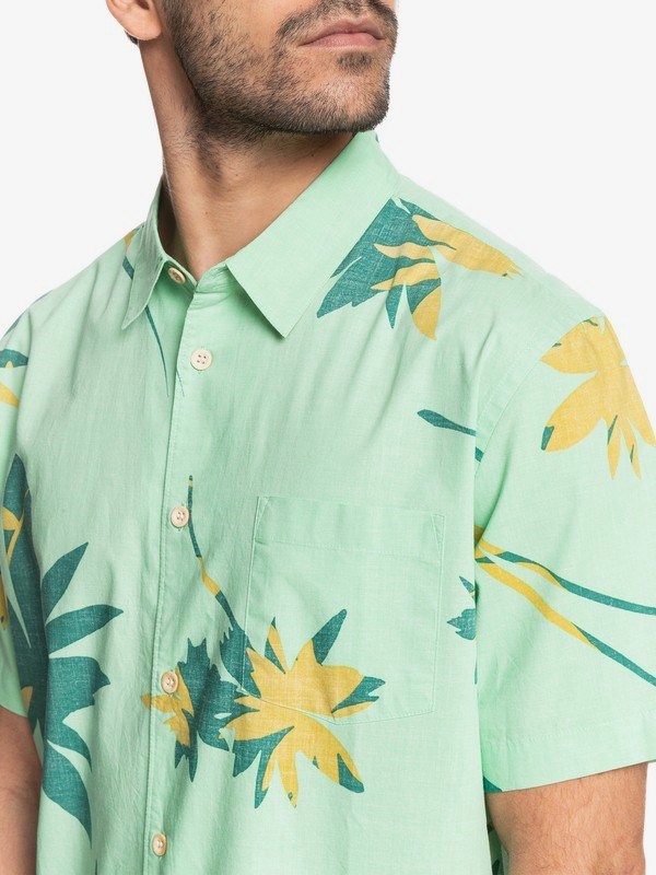 Meadow Na Mea Kahiki Quiksilver Waterman Na Mea Kahiki Short Sleeve Men's Shirts | 285043SJX