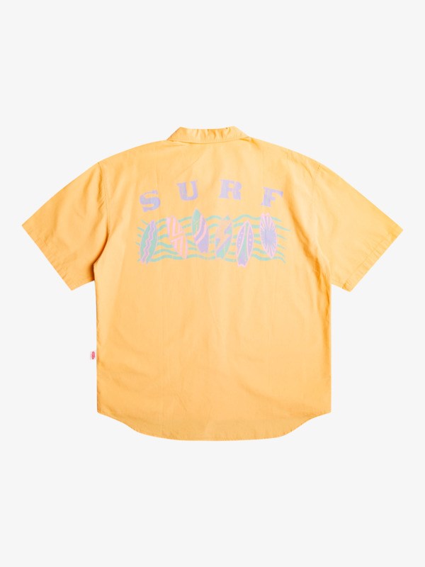 Mock Orange Quiksilver Quiksilver x Stranger Things The Mike Short Sleeve Men's Shirts | 497385GTZ