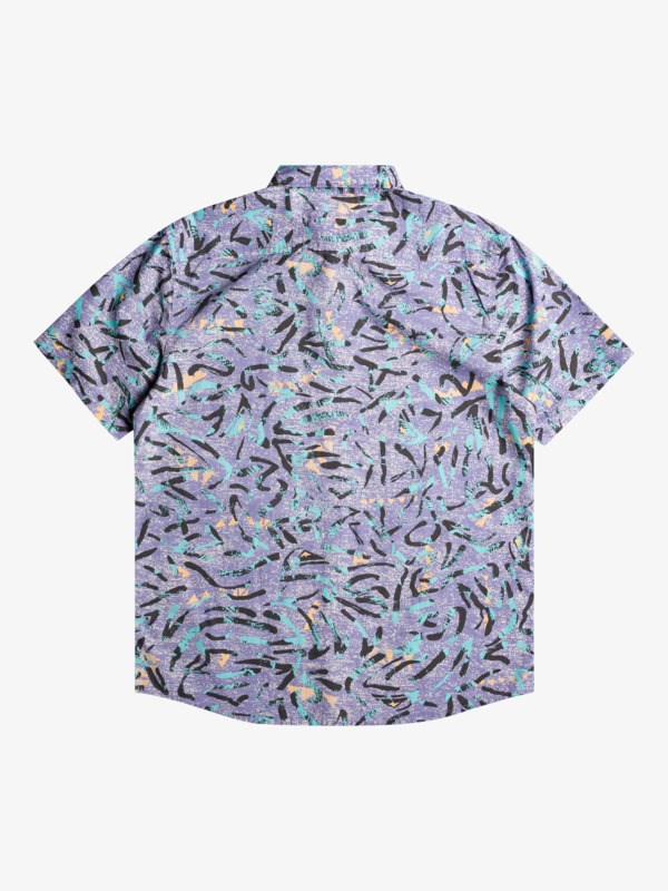 Orchid Strange Daze Quiksilver Strange Daze Short Sleeve Men's Shirts | 942750SRI