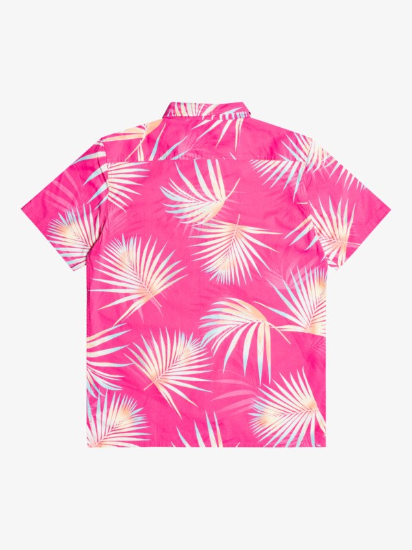 Peach Pink Pop Tropic Quiksilver Pop Tropic Short Sleeve Men's Shirts | 472891QUZ