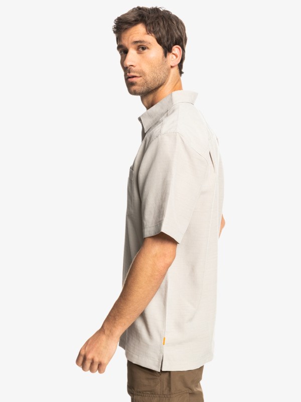 Rainy Day Centinella Quiksilver Waterman Centinela Short Sleeve Men's Shirts | 093871GEA