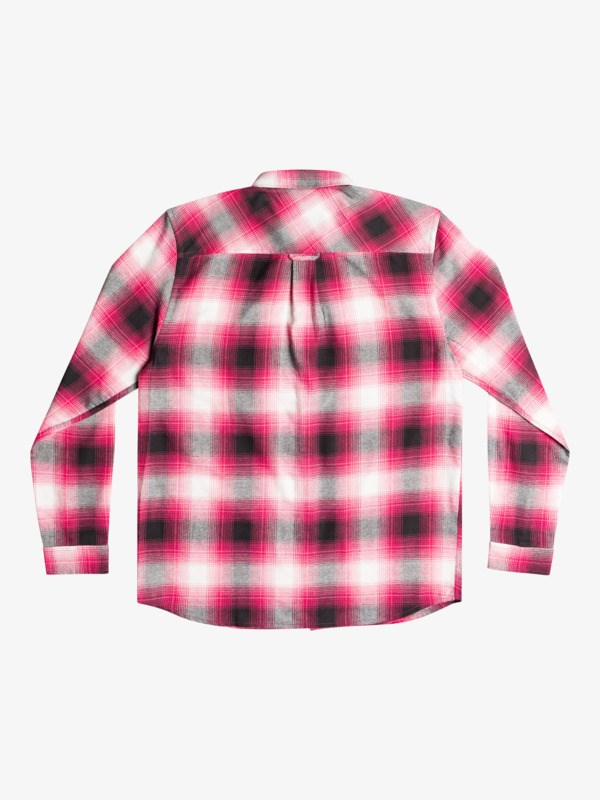 Raspberry Sorbet Night Hike Quiksilver Night Hike Long Sleeve Flannel Men's Shirts | 718052KXM