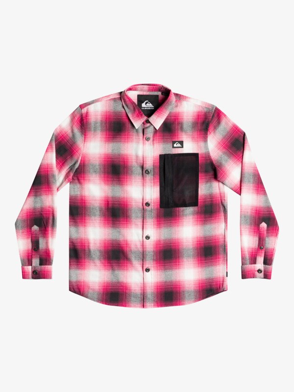 Raspberry Sorbet Night Hike Quiksilver Night Hike Long Sleeve Flannel Men\'s Shirts | 718052KXM