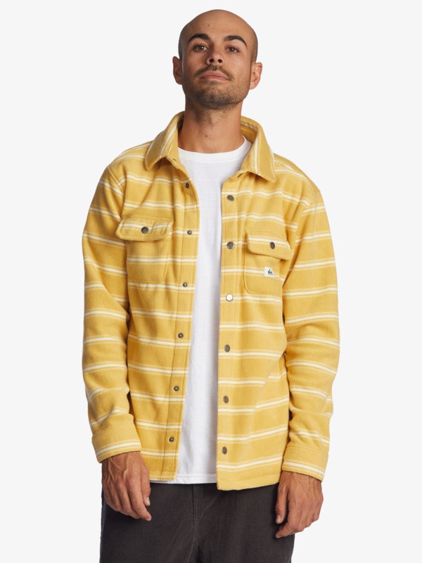 Rattan Summer Stripe Quiksilver Surf Days Long Sleeve Flannel Men's Shirts | 271683WJS