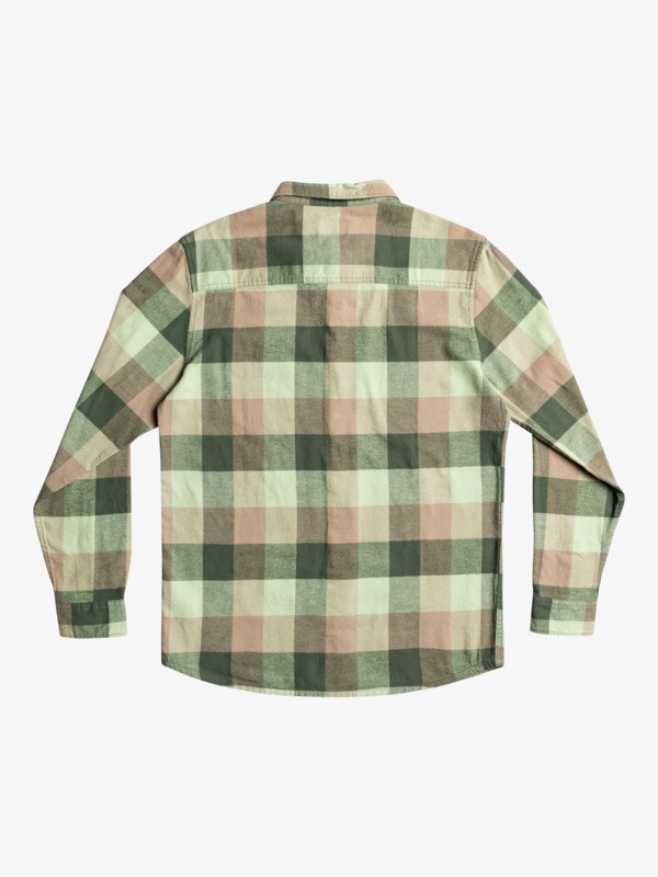 Reseda Motherfly Quiksilver Motherfly Long Sleeve Flannel Men's Shirts | 184527KZO