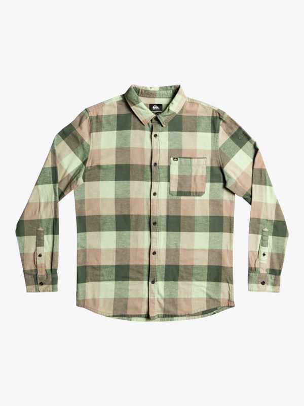 Reseda Motherfly Quiksilver Motherfly Long Sleeve Flannel Men\'s Shirts | 184527KZO