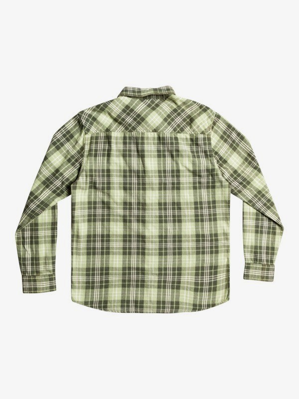 Reseda Tang Quiksilver Woodbine Long Sleeve Men's Shirts | 026845NCZ