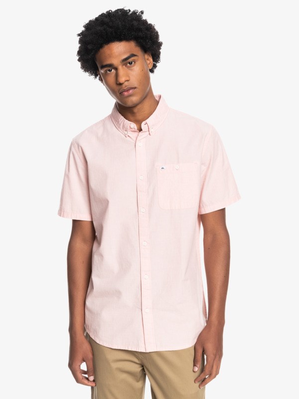 Rosette Quiksilver Winfall Short Sleeve Men's Shirts | 328571QKG