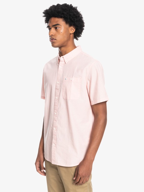 Rosette Quiksilver Winfall Short Sleeve Men's Shirts | 601874UAI