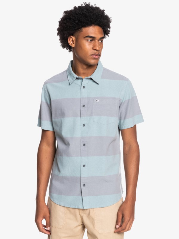 Sleet Kalua Kobi Quiksilver Cali Sun Short Sleeve Men's Shirts | 120456TCA