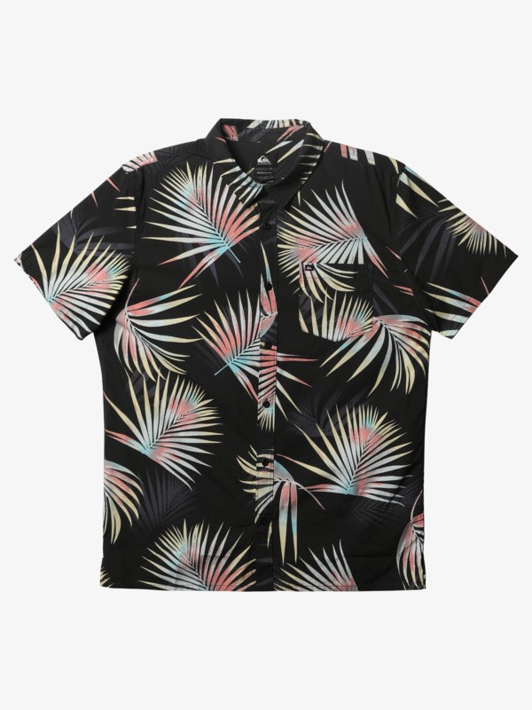 Tarmac Pop Tropic Quiksilver Pop Tropic Short Sleeve Men\'s Shirts | 530164PNS