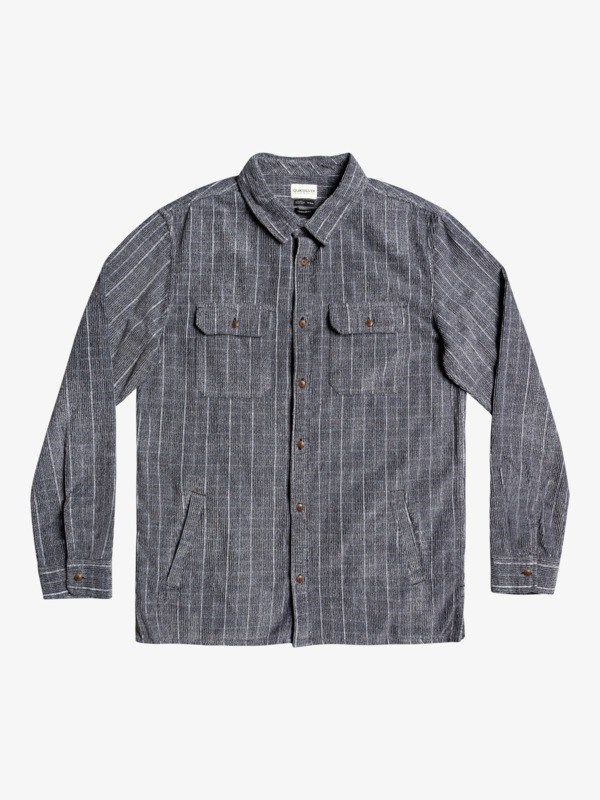 Tarmac Quiksilver Lewins Long Sleeve Flannel Men\'s Shirts | 325109DUC