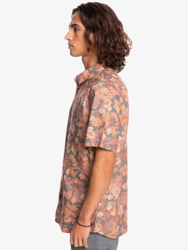 Urban Chic Morning Trip Quiksilver Morning Trip Short Sleeve Men's Shirts | 317604SJX